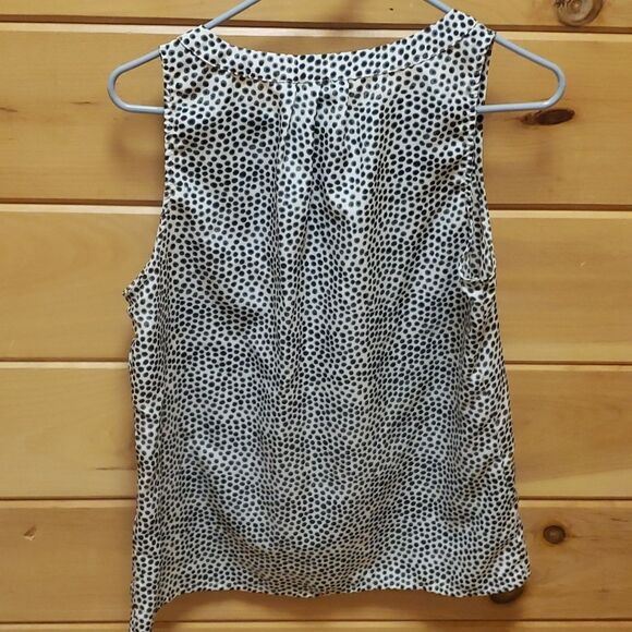 Cynthia Rowley White and Black Polka Dot Top - Picture 5 of 5
